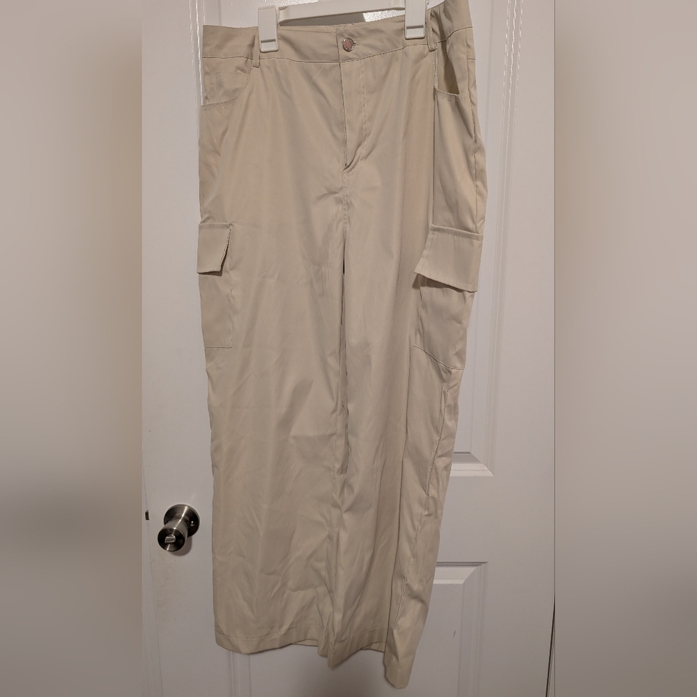Beige Cargo Pants